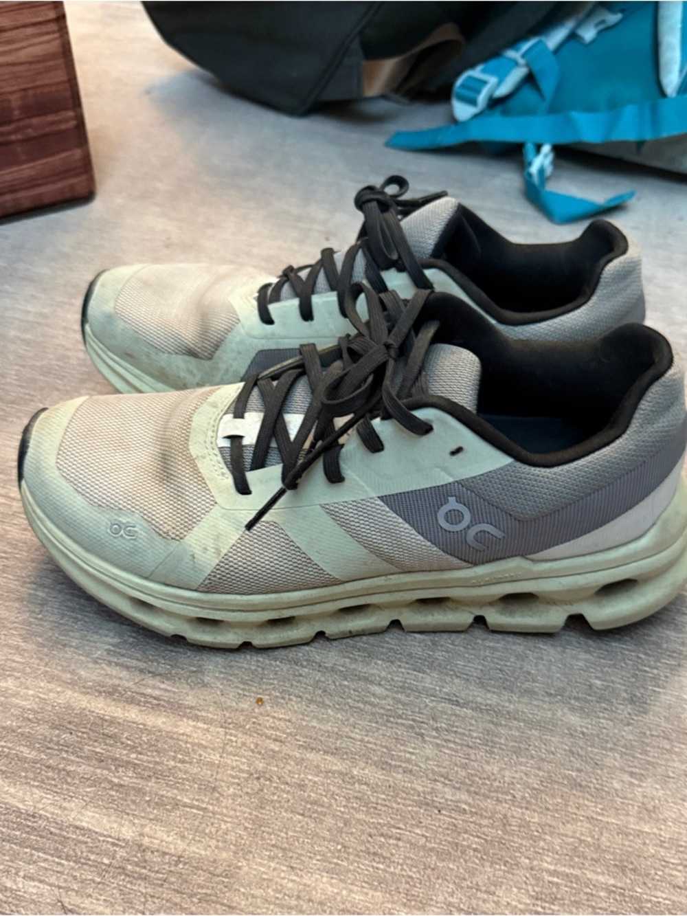 On Running Women's Athletic Shoes in Olive and Black